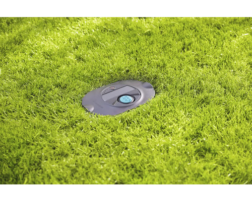 Gardena Mähroboter auf Rasenfläche