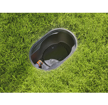 Versenkregner-Anschlussdose auf Rasen