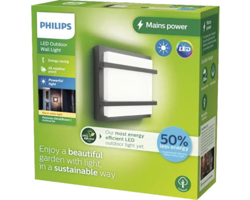 Verpackung einer Philips LED Außenwandleuchte