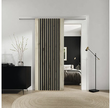 Schiebetürblatt LAMELLO FUSION PRO 01 Balkeneiche Furnier 950x2030 mm für Beschlag Selir Links/Rechts