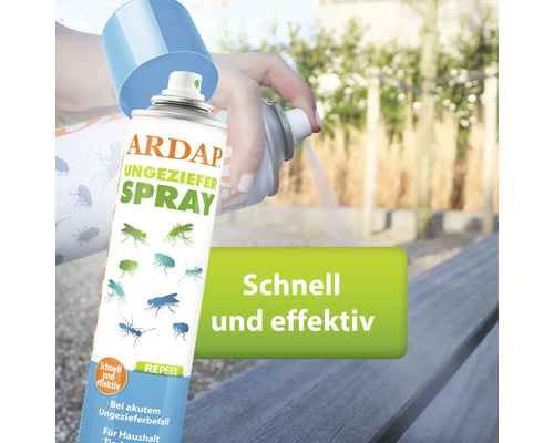 ARDAP Ungezieferspray zur Schädlingsbekämpfung im Haushalt