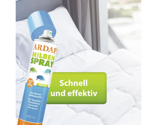 ARDAP Milbenspray zur Milbenbekämpfung im Haushalt, Tierhaltung, Gewerbe und auf Terrassen