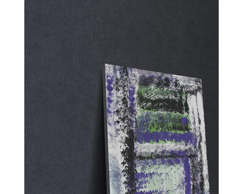 Abstraktes Leinwandbild mit geometrischen Formen