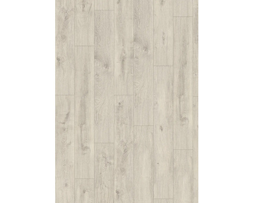 Helle Laminatboden-Verlegung im Holzdesign