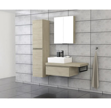 Jungborn Waschtischunterschrank TRENTA BxHxT 70 x 26 x 49,8 cm Frontfarbe eiche holzdekor TRE DESK SS 70 1Z B 70
