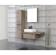 Jungborn Waschtischunterschrank TRENTA BxHxT 70 x 26 x 49,8 cm Frontfarbe eiche holzdekor TRE DESK SS 70 1Z B D370