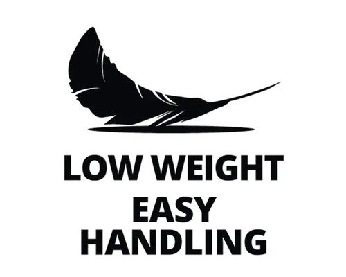Symbol für geringes Gewicht und einfache Handhabung