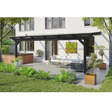 Terrassenüberdachung SKAN HOLZ Ancona 648 x 400 cm anthrazit