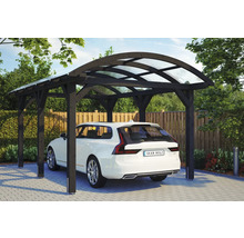 Einzelcarport SKAN HOLZ Franken inkl. Pfostenanker 376 x 541 cm anthrazit