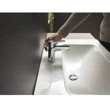 hansgrohe Waschtischarmatur TALIS E 80 chrom mit Zugstangen-Ablaufgarnitur 71700000