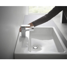 hansgrohe Waschtischarmatur VERNIS SHAPE 70 chrom mit Zugstangen-Ablaufgarnitur 71566000
