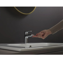 hansgrohe Waschtischarmatur TALIS E 80 chrom mit Zugstangen-Ablaufgarnitur 71700000