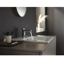 hansgrohe Waschtischarmatur VERNIS BLEND 100 chrom mit Zugstangen-Ablaufgarnitur 71559000