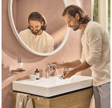 hansgrohe Waschtischarmatur TECTURIS S 110 CoolStart chrom mit Push-Open Ablaufventil 73322000