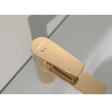 hansgrohe Waschtischarmatur TALIS E 110 CoolStart polished gold optic ohne Ablaufgarnitur 71714990