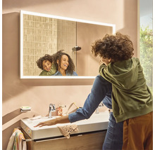 hansgrohe Waschtischarmatur TECTURIS S 110 CoolStart chrom mit Push-Open Ablaufventil 73322000