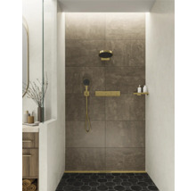 hansgrohe Unterputz Thermostat Dusche RainSelect polished gold optic für 2 Verbraucher ohne Unterputzgrundkörper 15380990