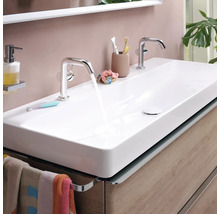 hansgrohe Waschtischarmatur TECTURIS S 110 CoolStart chrom mit Push-Open Ablaufventil 73322000