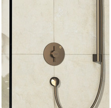 Brausegarnitur mit Aufputzthermostat für Dusche