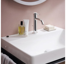 hansgrohe Waschtischarmatur TECTURIS S 110 CoolStart chrom mit Zugstangen-Ablaufgarnitur 73318000
