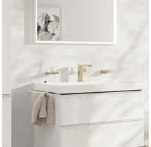 hansgrohe Waschtischarmatur TECTURIS E 150 CoolStart brushed bronze gebürstet mit Push-Open Ablaufventil 73042140
