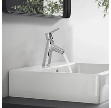 hansgrohe Waschtischarmatur TALIS S 80 chrom mit Push-Open Ablaufventil 72011000