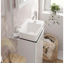 hansgrohe Waschtischarmatur TECTURIS S 800 CoolStart S chrom mit Zugstangen-Ablaufgarnitur 73305000