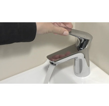 hansgrohe Waschtischarmatur TALIS E 80 chrom mit Zugstangen-Ablaufgarnitur 71700000