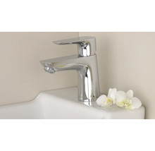 hansgrohe Waschtischarmatur TALIS E 80 chrom mit Zugstangen-Ablaufgarnitur 71700000