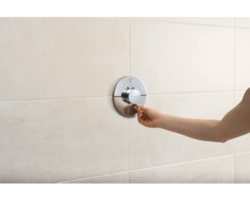 Einhand-Brausemischer zur Temperatureinstellung in der Dusche