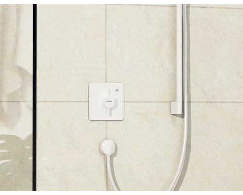 Aufputz Duscharmatur mit Brause und Thermostat für die Dusche