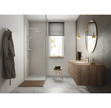 hansgrohe Waschtischarmatur VERNIS BLEND 100 chrom mit Zugstangen-Ablaufgarnitur 71559000
