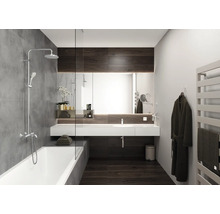 hansgrohe Waschtischarmatur VERNIS BLEND 100 chrom mit Zugstangen-Ablaufgarnitur 71559000