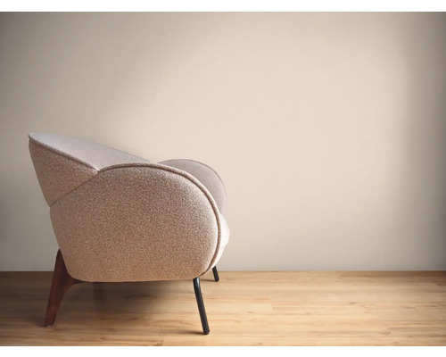 Beiges Sofa mit Holzfüßen