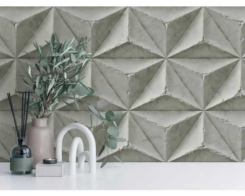 Dekorative Wandpaneele mit geometrischem Design im Interieur