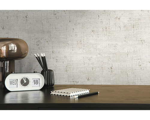 Dekorative Tapete mit Mustern an einer Bürowand