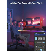 GOVEE Smart LED Strip RGBIC Neon 36W 120 lm 3m