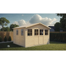Gartenhaus Bertilo Workshop Smith 364 x 335 cm natur exclusiv bei Hornbach
