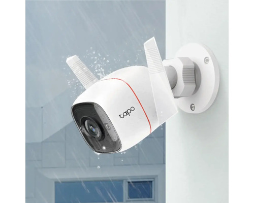 Tapo Überwachungskamera zur Wandmontage im Aussenbereich