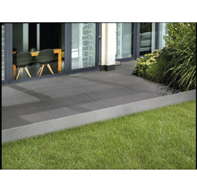 Beeteinfassung Rasenkante Hammerschlag Stärke 0,5 mm 10 m x 15 cm Stahl