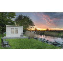 Gartenhaus Palmako Ella 8,7 m² 323 x 340 cm dunkelgrau-anthrazit
