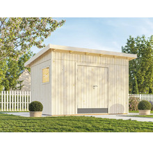 Gartenhaus Palmako Stig 8,2 m² inkl. Fußboden 394 x 305 cm dunkelgrau