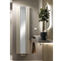 Rotheigner Designheizkörper MIRROR 1800 x 514 mm beige Anschluss Mittig unten