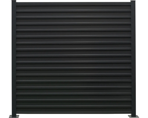 Metallzaun zur Grundstücksbegrenzung