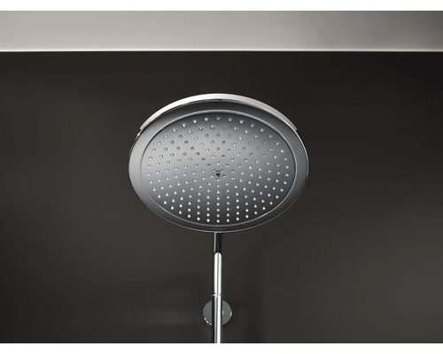 Brausekopf aus Metall mit rundem Design für die Dusche