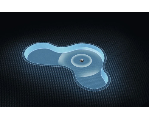 Formpool mit Poolroboter