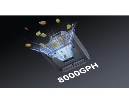 Automatische Poolreinigungsmaschine mit einer Leistung von 8000 Gallonen pro Stunde