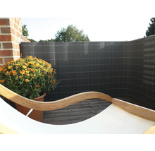 Sichtschutzmatte videx Rügen PVC 300 x 90 cm anthrazit