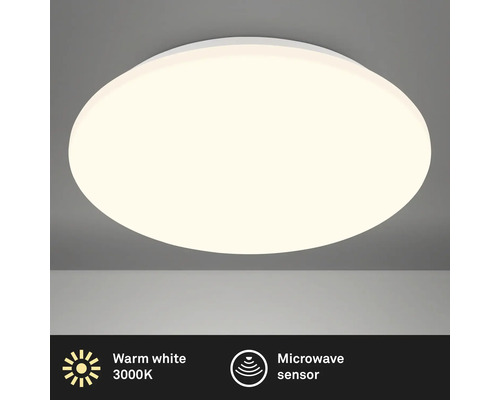 Runde LED Deckenleuchte mit Mikrowellensensor für den Innenbereich