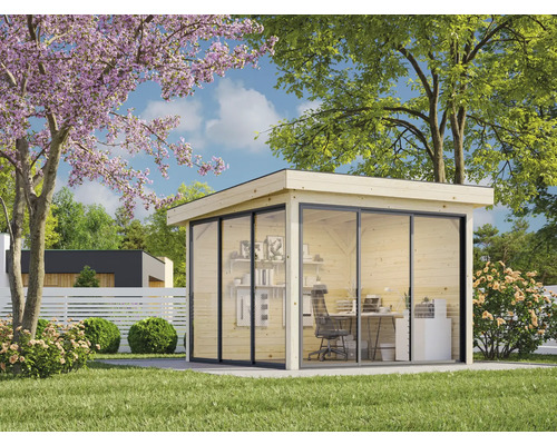 Pavillon Palmako Lenna Slide 8,3 m² Set 401 300 x 300 cm tauchimprägniert
